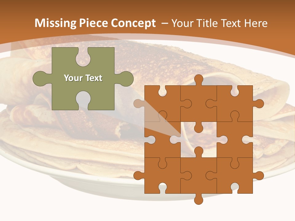 A Stack Of Pancakes On A Plate With Syrup PowerPoint Template