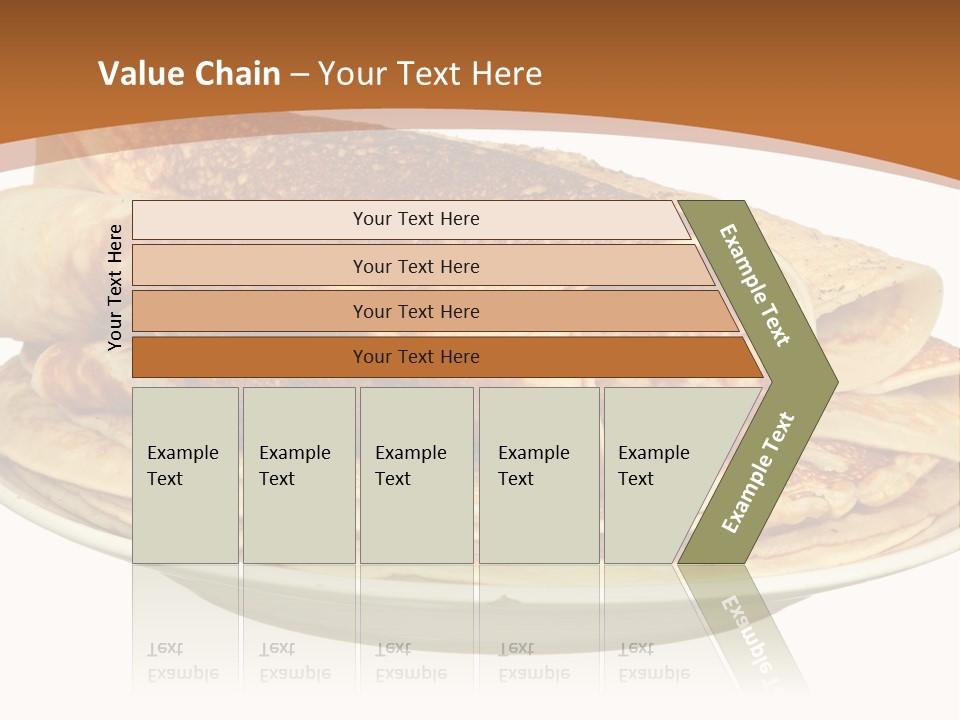 A Stack Of Pancakes On A Plate With Syrup PowerPoint Template