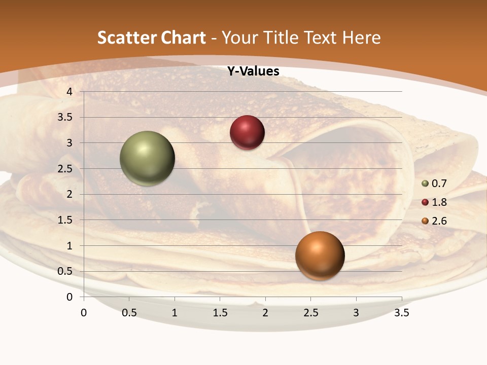 A Stack Of Pancakes On A Plate With Syrup PowerPoint Template