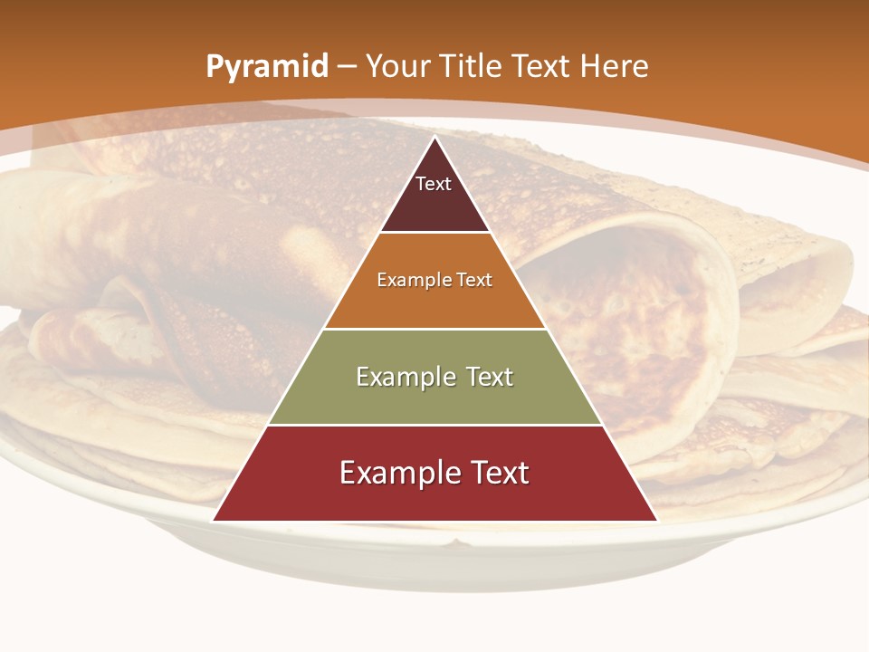 A Stack Of Pancakes On A Plate With Syrup PowerPoint Template