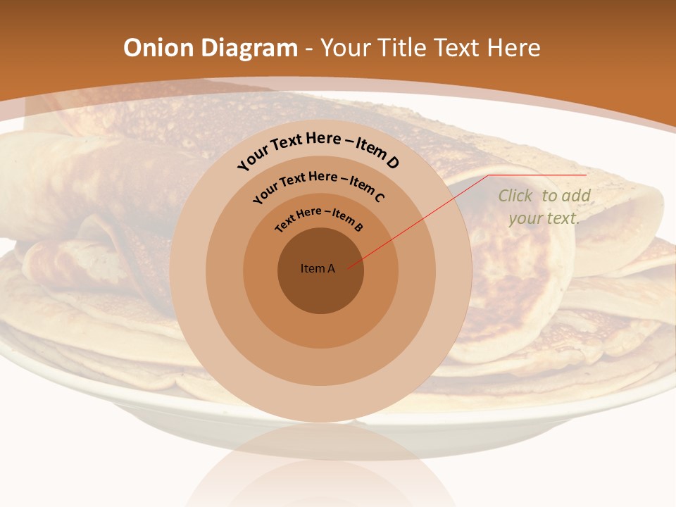 A Stack Of Pancakes On A Plate With Syrup PowerPoint Template