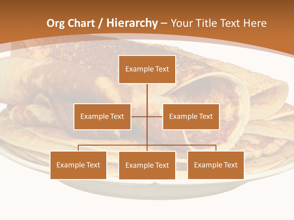A Stack Of Pancakes On A Plate With Syrup PowerPoint Template