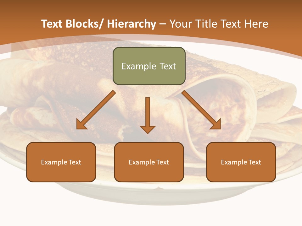 A Stack Of Pancakes On A Plate With Syrup PowerPoint Template