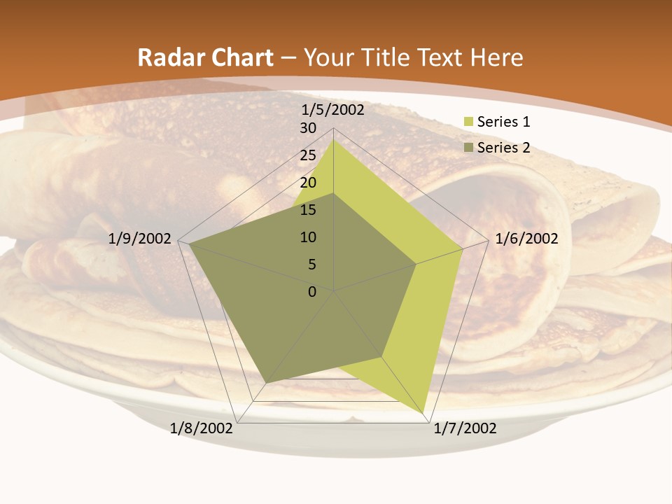 A Stack Of Pancakes On A Plate With Syrup PowerPoint Template