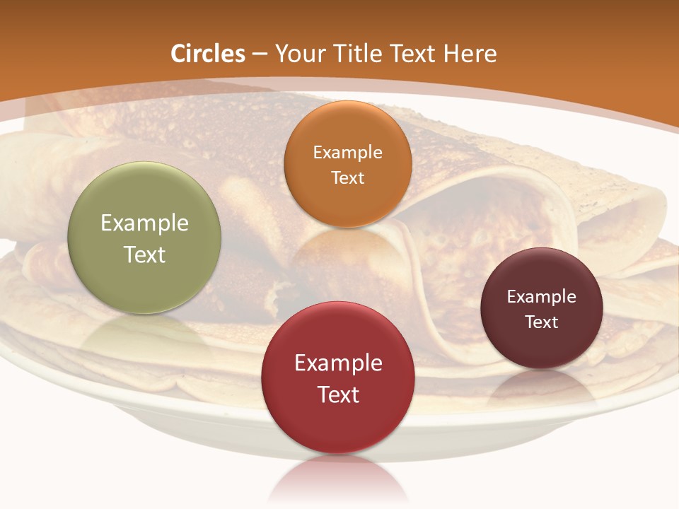 A Stack Of Pancakes On A Plate With Syrup PowerPoint Template