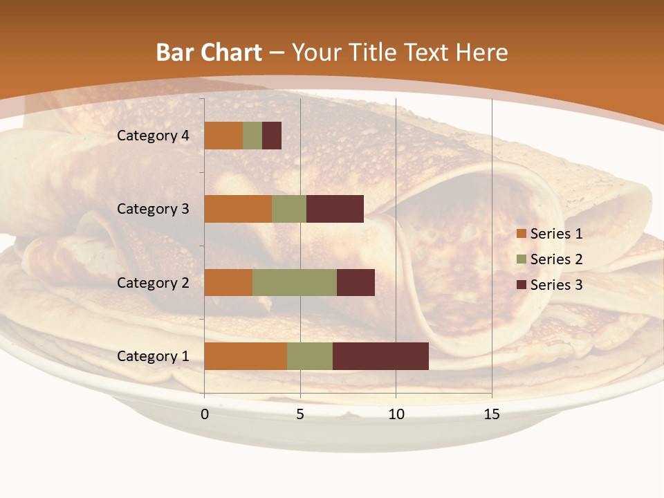 A Stack Of Pancakes On A Plate With Syrup PowerPoint Template