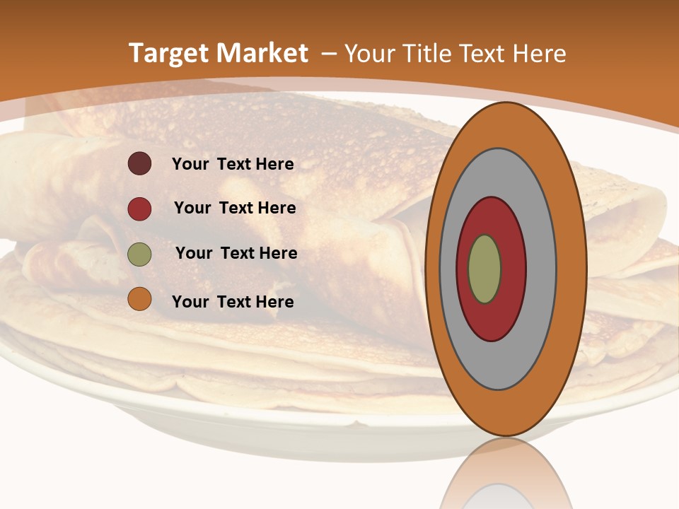 A Stack Of Pancakes On A Plate With Syrup PowerPoint Template