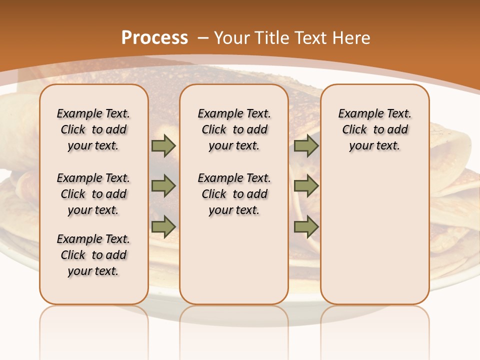 A Stack Of Pancakes On A Plate With Syrup PowerPoint Template