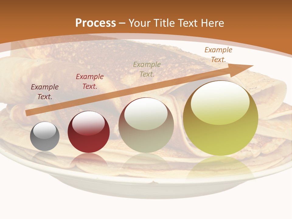 A Stack Of Pancakes On A Plate With Syrup PowerPoint Template