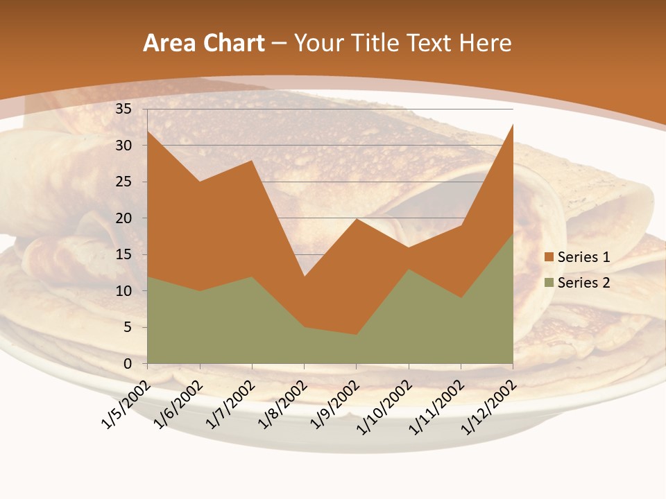 A Stack Of Pancakes On A Plate With Syrup PowerPoint Template
