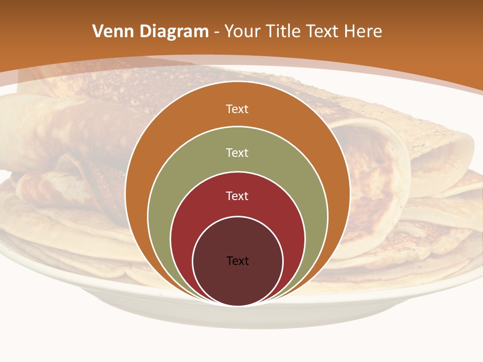 A Stack Of Pancakes On A Plate With Syrup PowerPoint Template