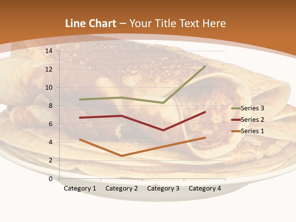 A Stack Of Pancakes On A Plate With Syrup PowerPoint Template