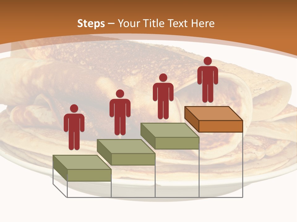 A Stack Of Pancakes On A Plate With Syrup PowerPoint Template