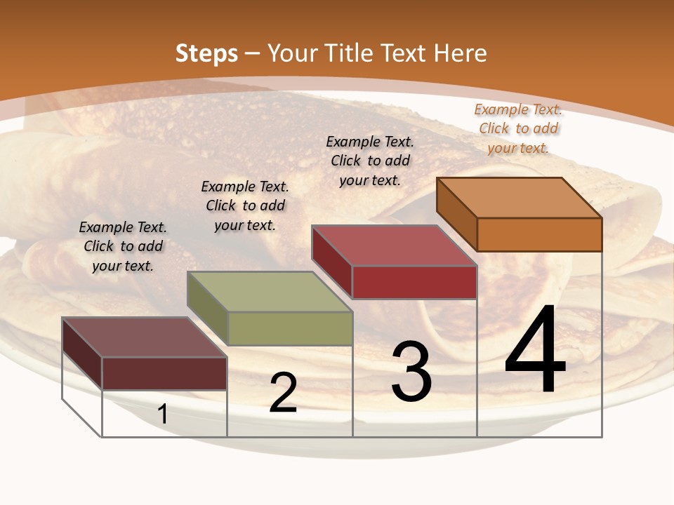 A Stack Of Pancakes On A Plate With Syrup PowerPoint Template