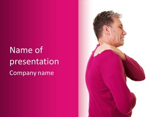 Tension Shoulder Stiff PowerPoint Template