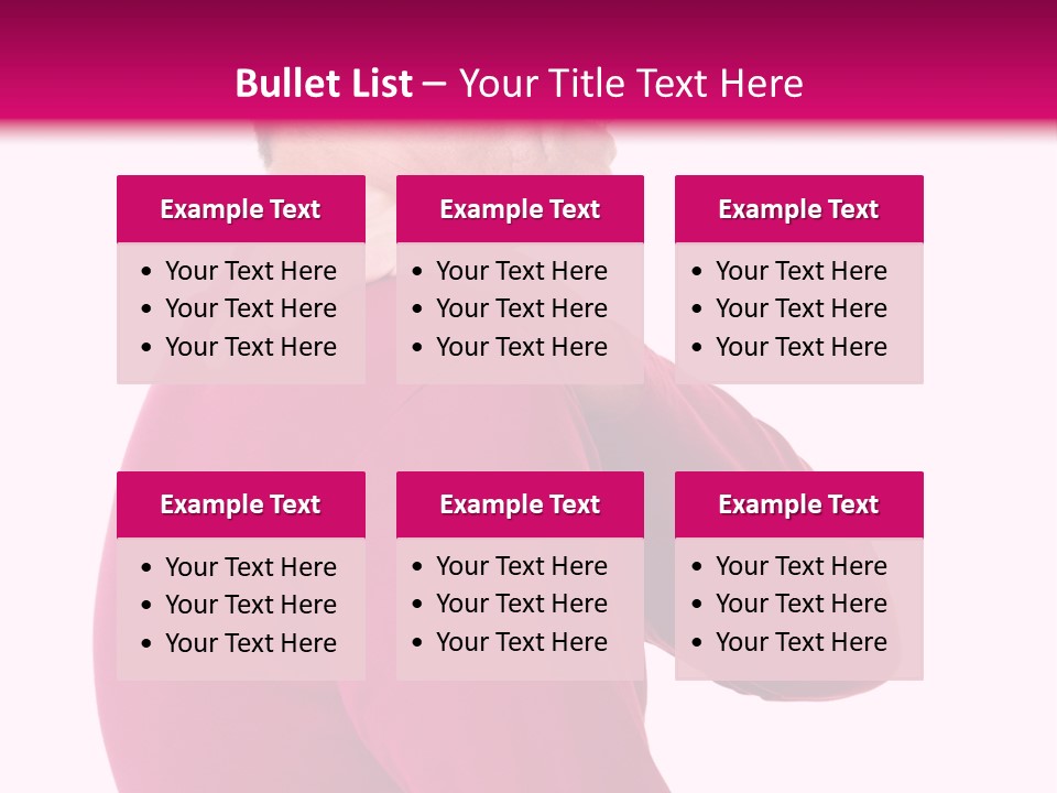 Tension Shoulder Stiff PowerPoint Template