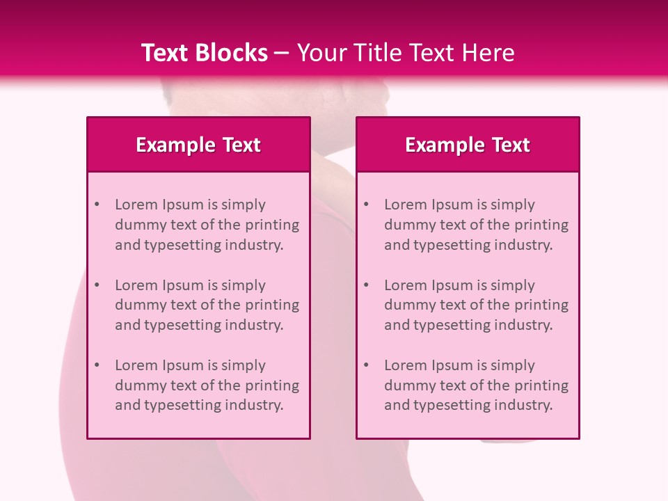 Tension Shoulder Stiff PowerPoint Template