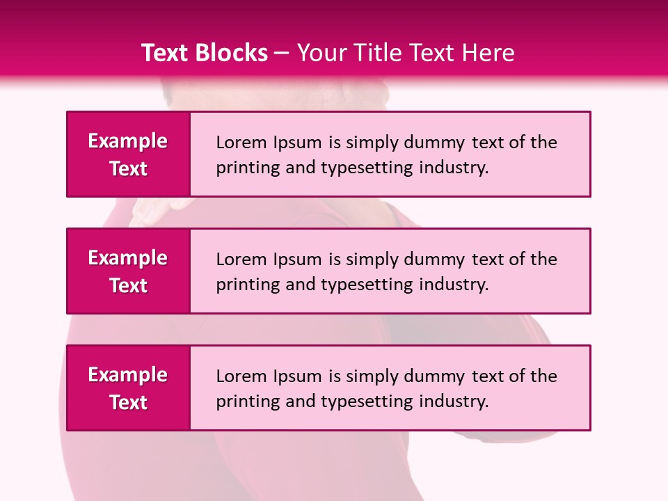 Tension Shoulder Stiff PowerPoint Template
