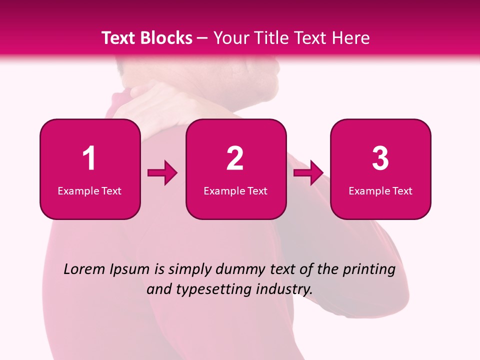 Tension Shoulder Stiff PowerPoint Template