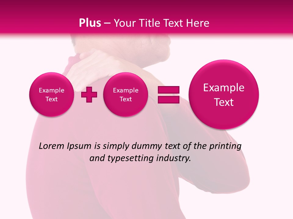 Tension Shoulder Stiff PowerPoint Template