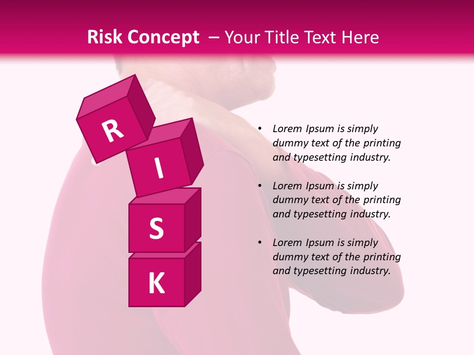 Tension Shoulder Stiff PowerPoint Template