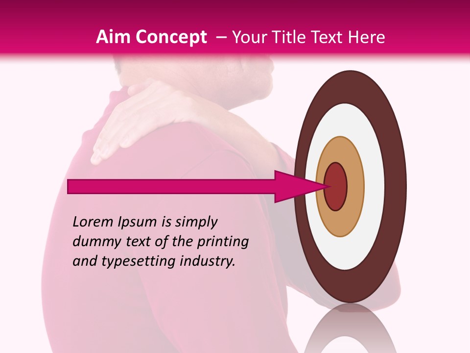 Tension Shoulder Stiff PowerPoint Template