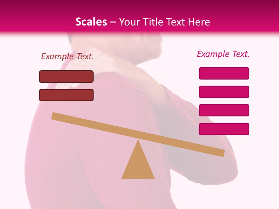 Tension Shoulder Stiff PowerPoint Template