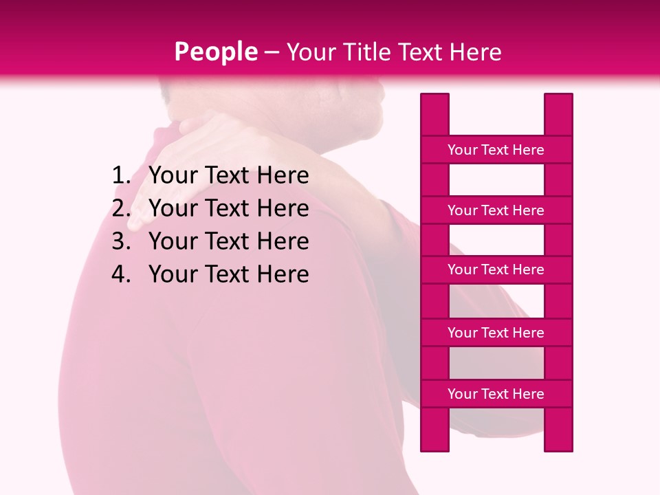 Tension Shoulder Stiff PowerPoint Template