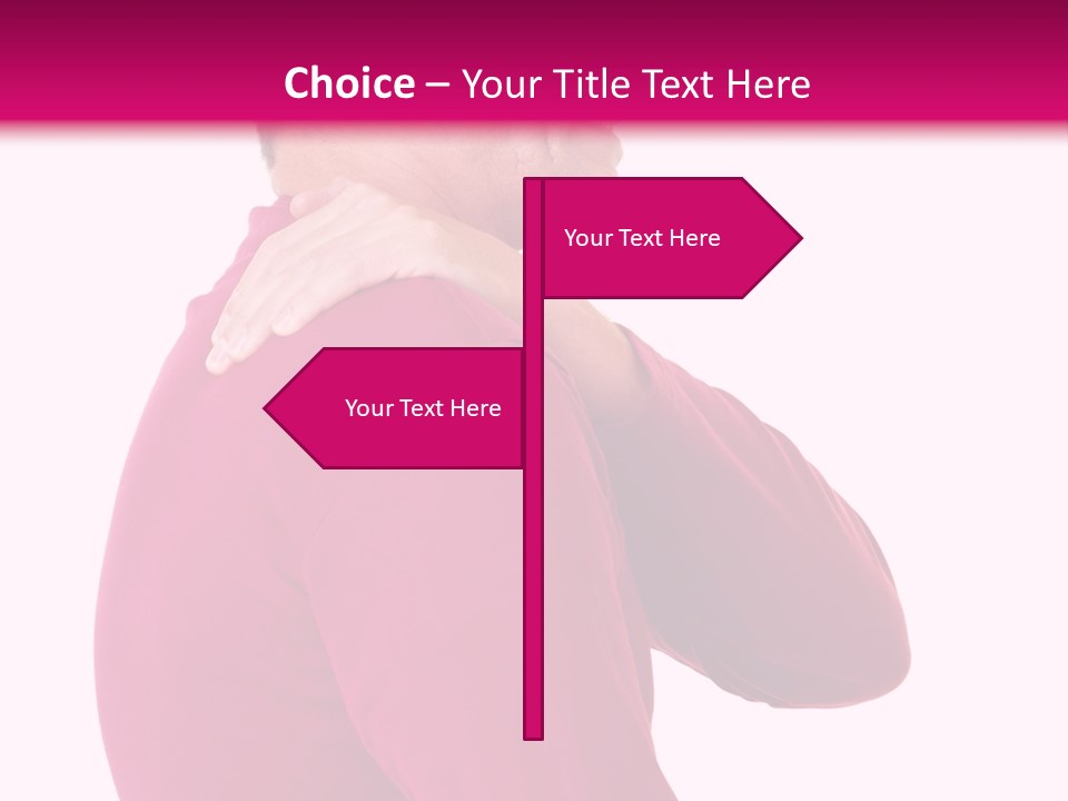 Tension Shoulder Stiff PowerPoint Template