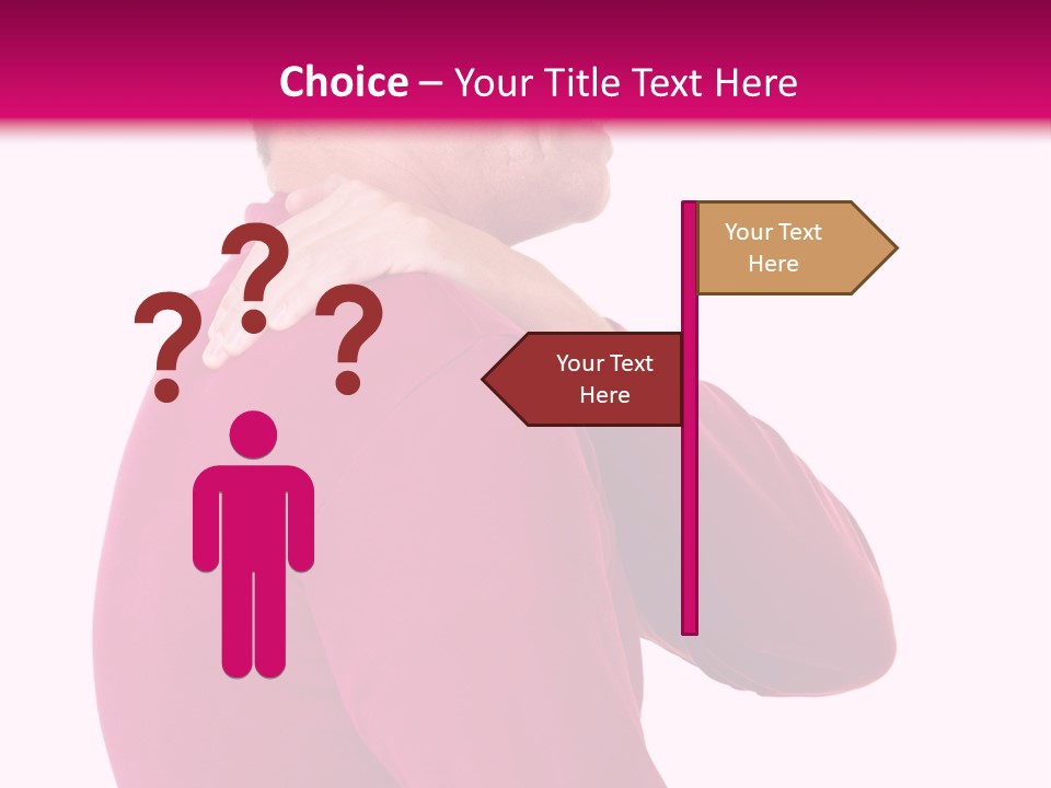 Tension Shoulder Stiff PowerPoint Template