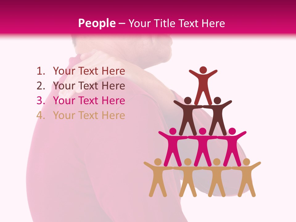 Tension Shoulder Stiff PowerPoint Template