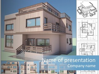 Home Project Rendered PowerPoint Template