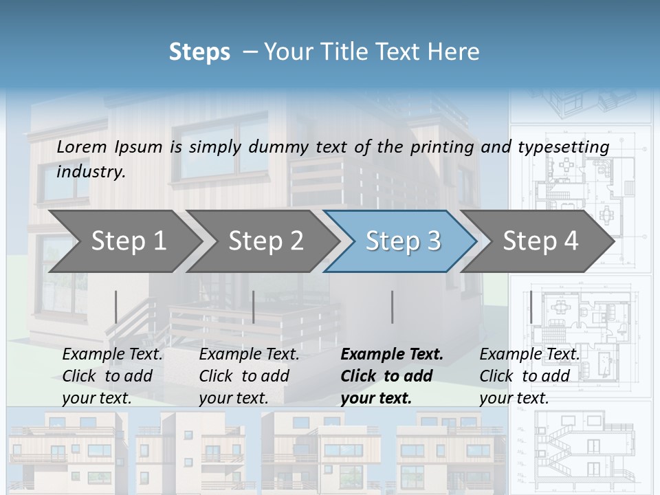 Home Project Rendered PowerPoint Template