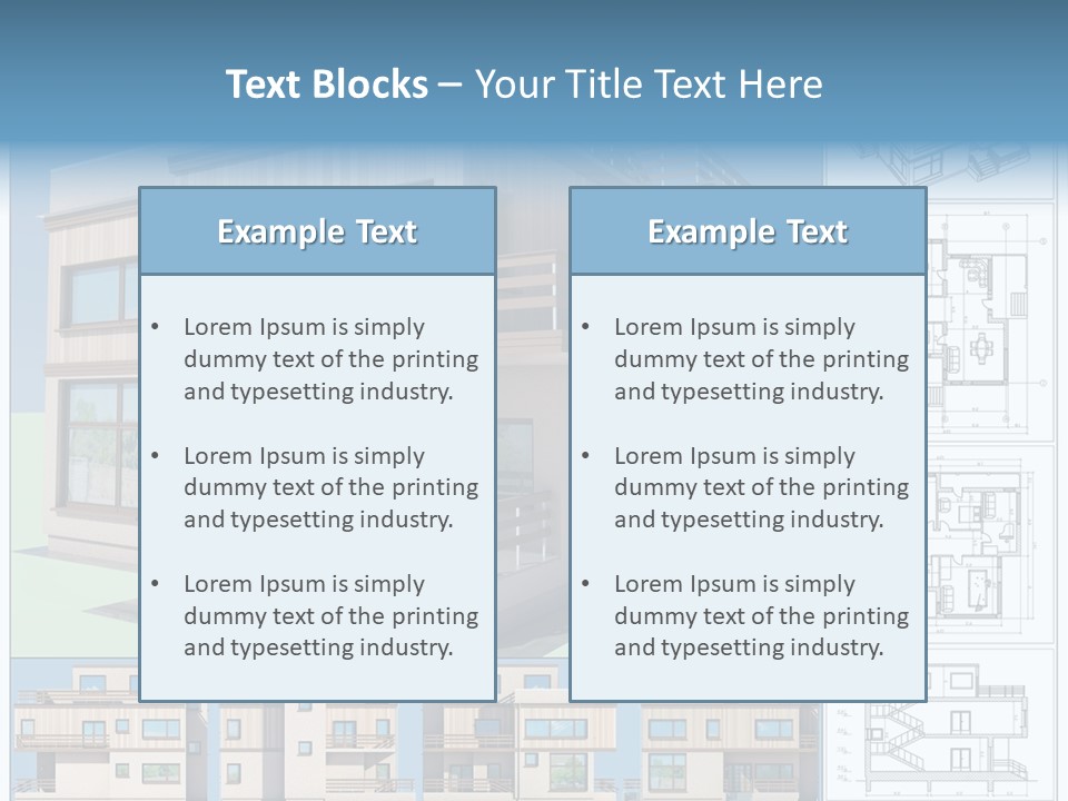Home Project Rendered PowerPoint Template