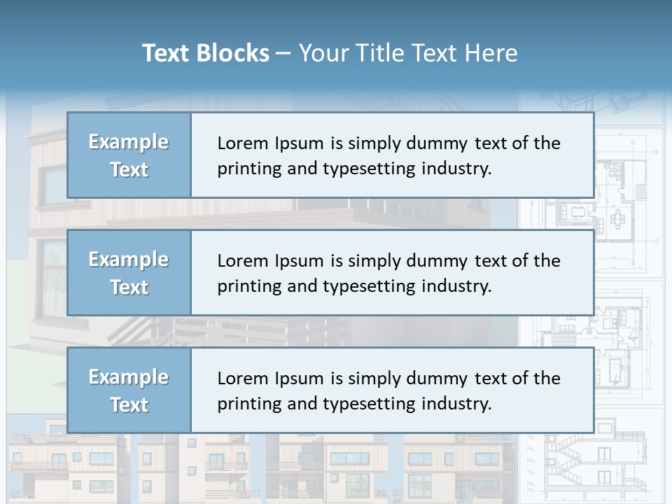 Home Project Rendered PowerPoint Template