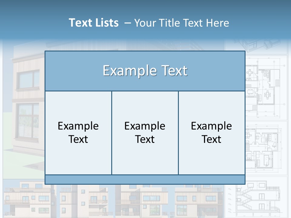 Home Project Rendered PowerPoint Template