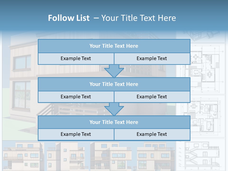 Home Project Rendered PowerPoint Template