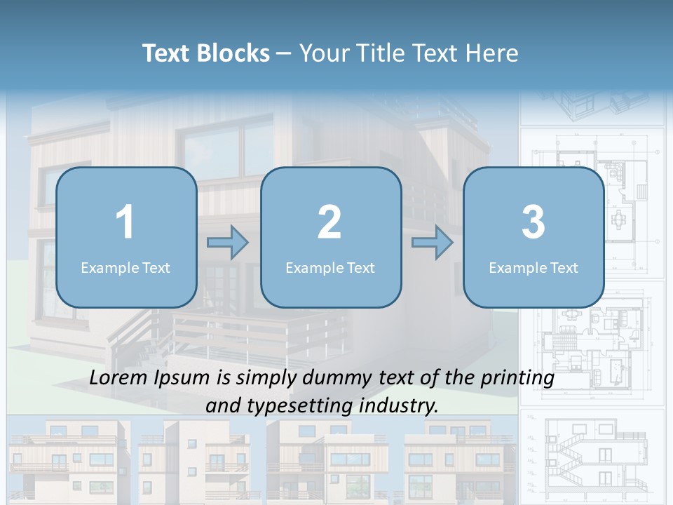 Home Project Rendered PowerPoint Template