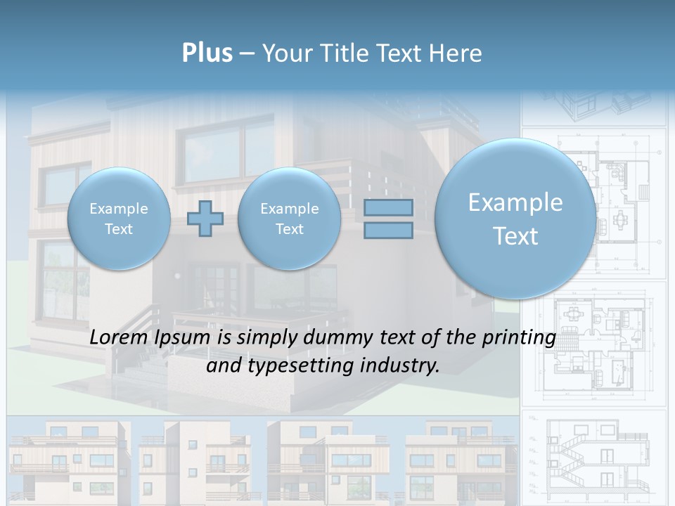 Home Project Rendered PowerPoint Template