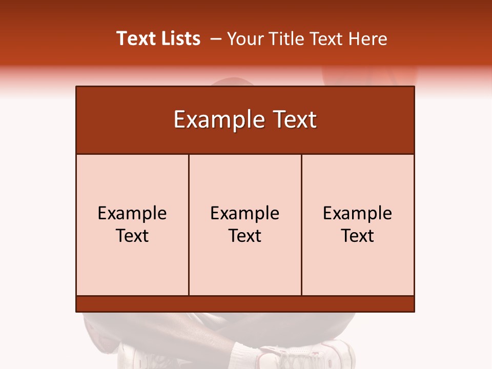 A Man Sitting On A Stool Holding A Basketball PowerPoint Template