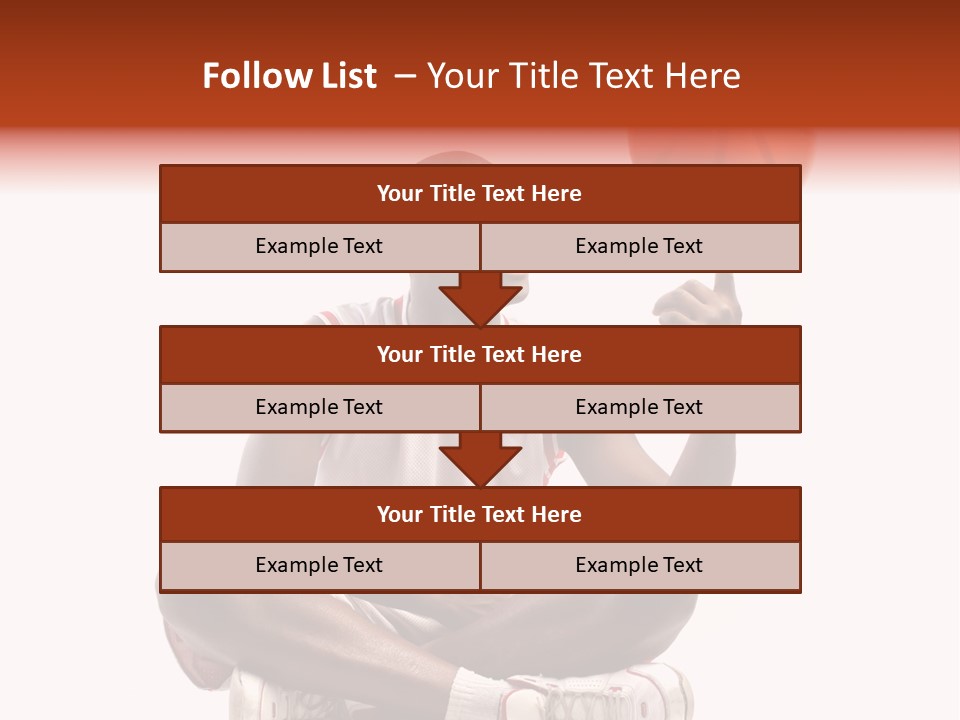 A Man Sitting On A Stool Holding A Basketball PowerPoint Template