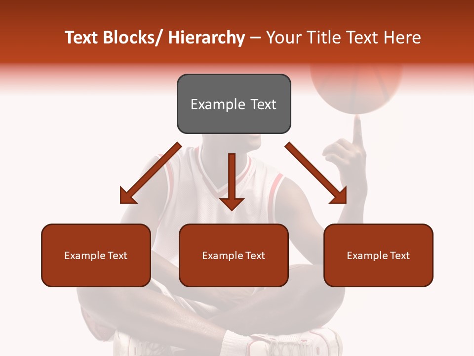 A Man Sitting On A Stool Holding A Basketball PowerPoint Template