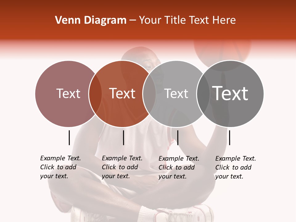 A Man Sitting On A Stool Holding A Basketball PowerPoint Template