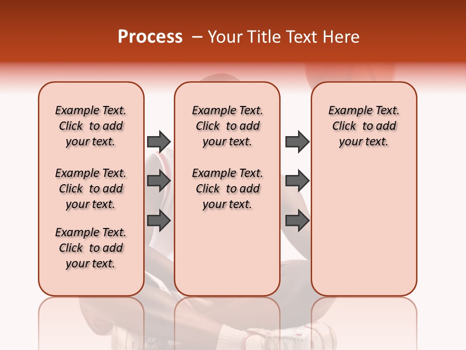 A Man Sitting On A Stool Holding A Basketball PowerPoint Template