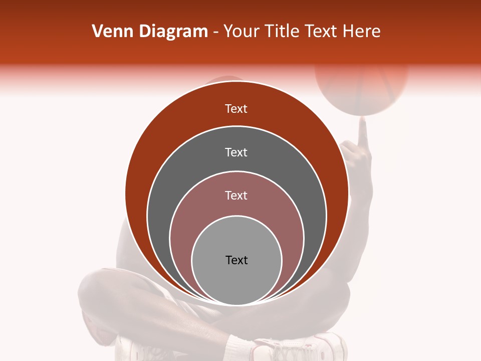 A Man Sitting On A Stool Holding A Basketball PowerPoint Template