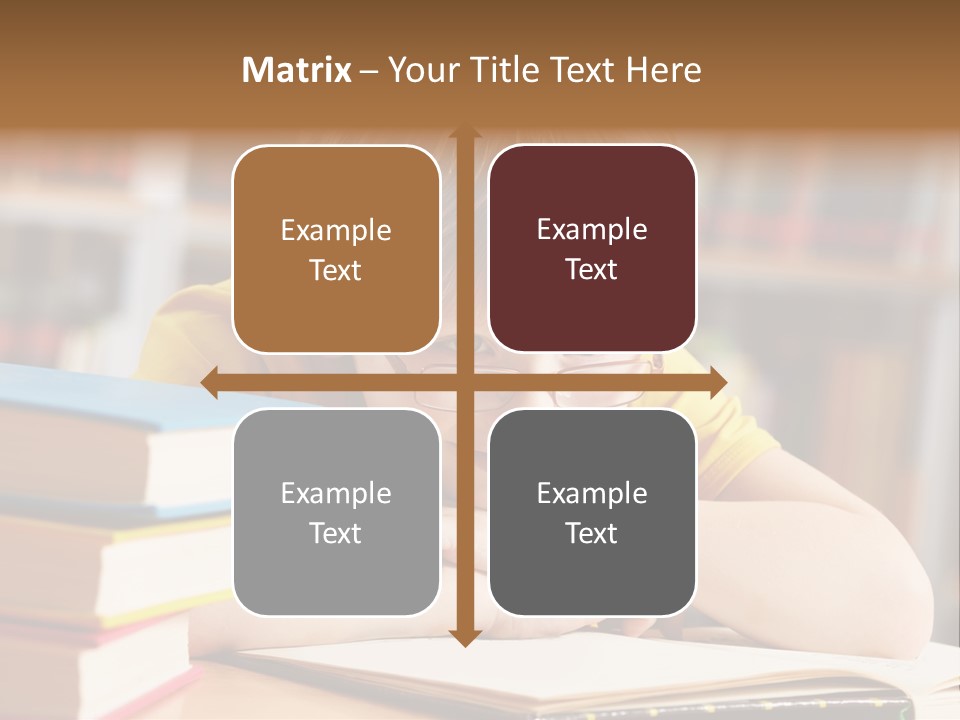 Study Pupil Lad PowerPoint Template