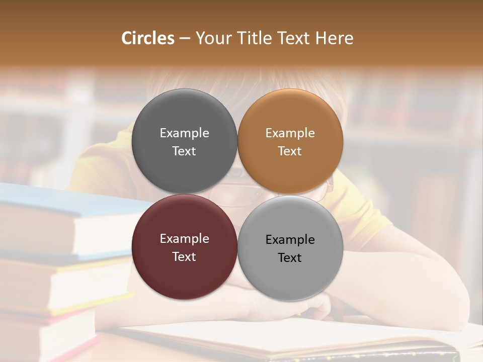 Study Pupil Lad PowerPoint Template