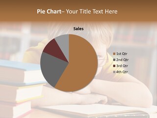 Study Pupil Lad PowerPoint Template