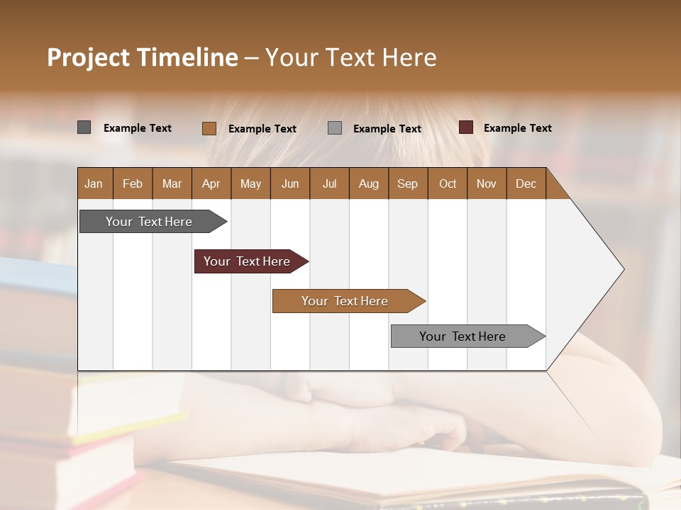 Study Pupil Lad PowerPoint Template