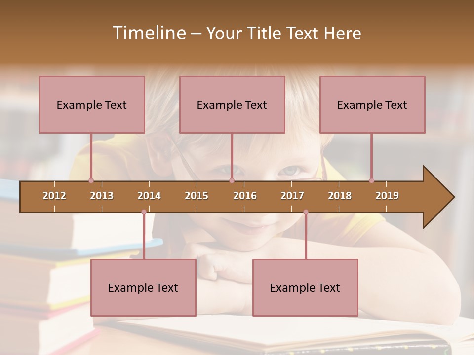Study Pupil Lad PowerPoint Template